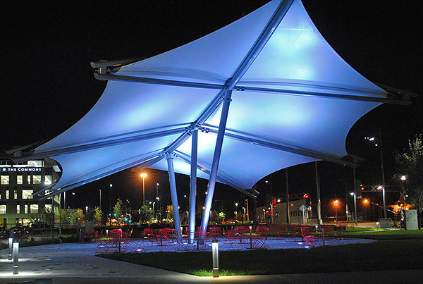 Cortex Commons Pavilion | Tensile Membrane Structure