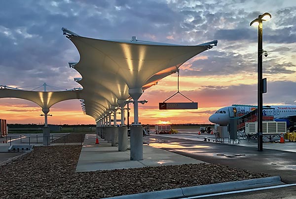 Austin-Bergstrom International Airport South Terminal | Covered Walkway