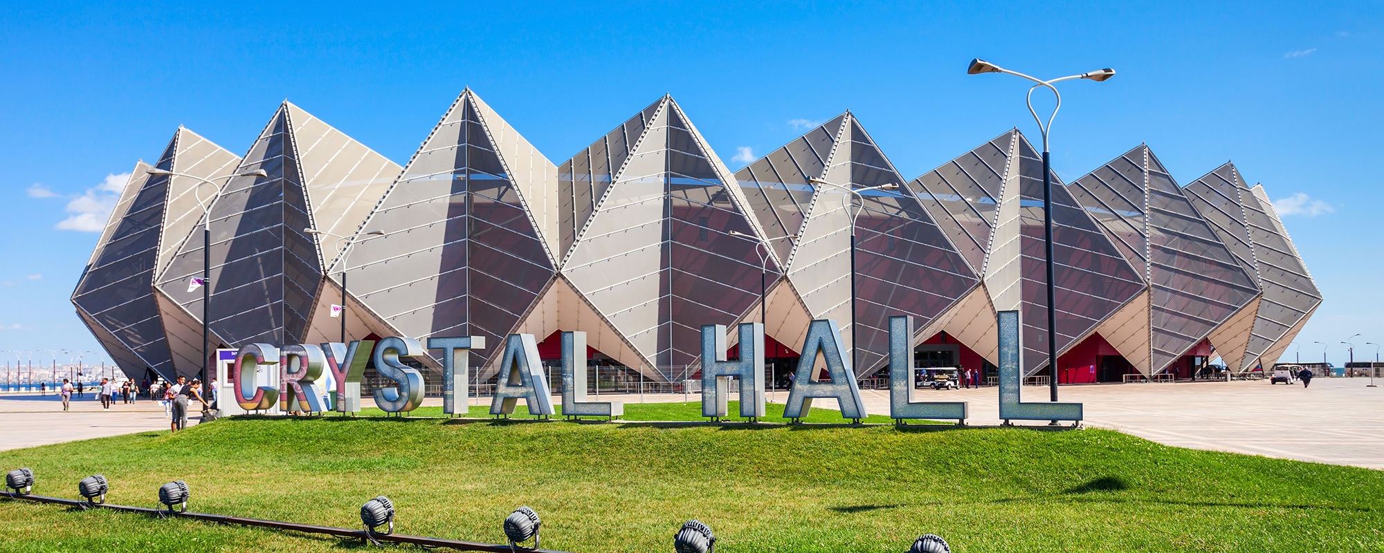 Baku Crystal Hall mesh façade FabriTec Structures