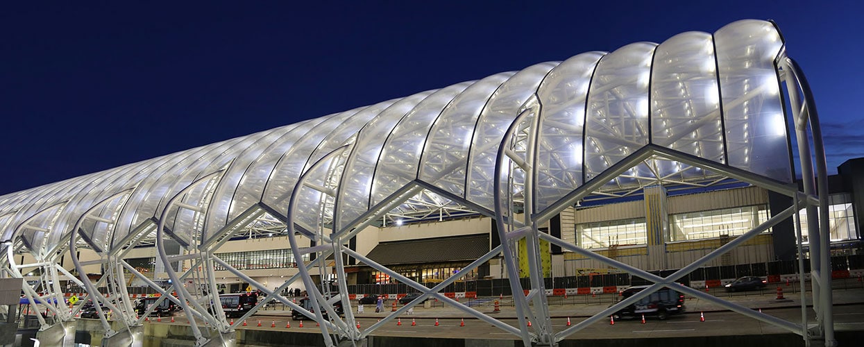 PFEIFER Structures Hartsfield-Jackson Atlanta International Airport ETFE foil canopy