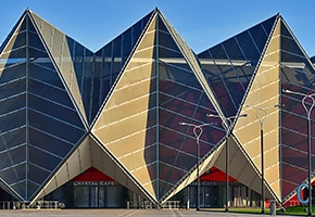 pfeifer structures facades baku crystal hall