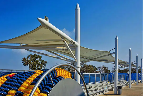Santa Monica High School | Pool Canopies
