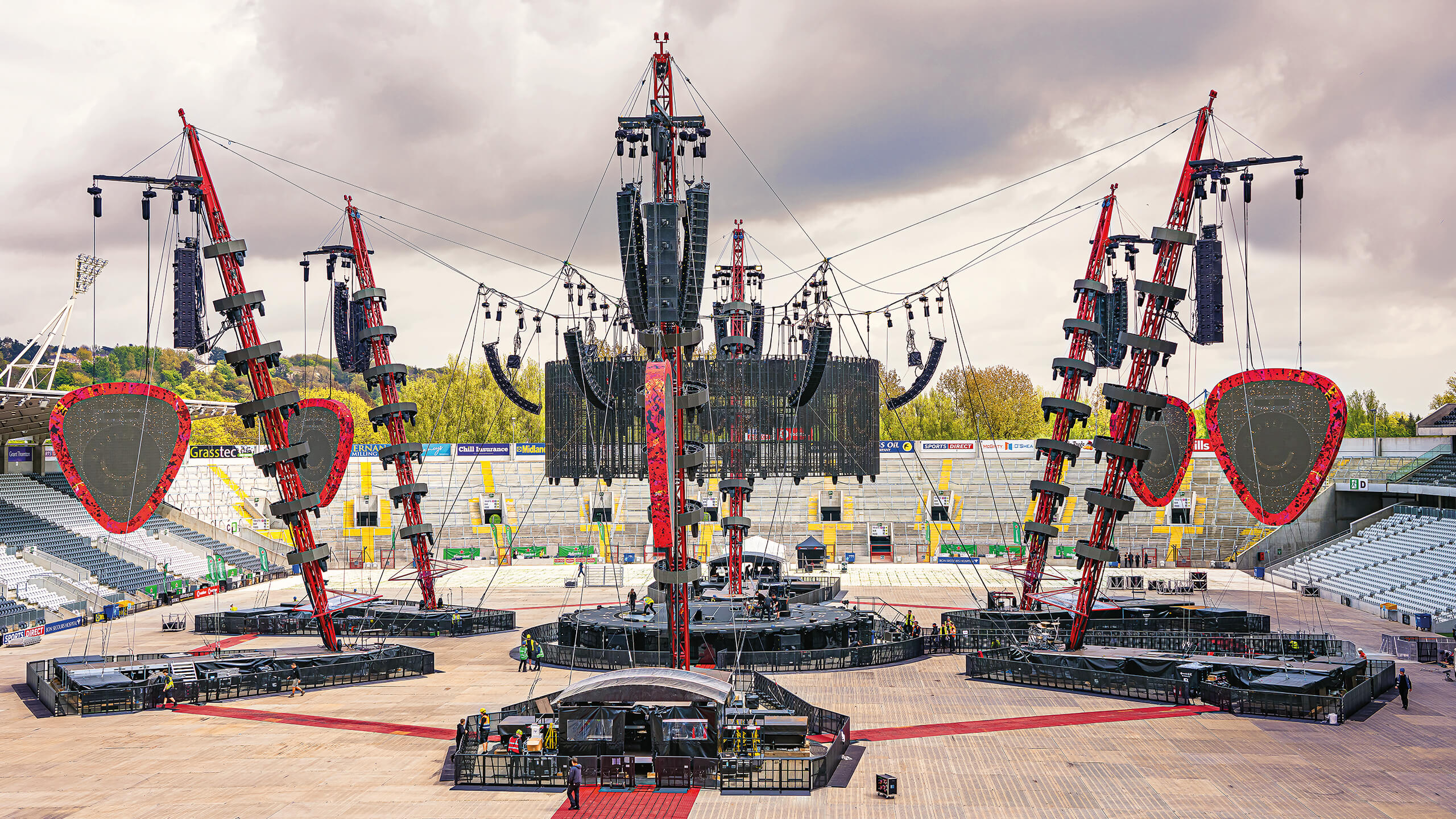 Ed Sheeran Concert Stage